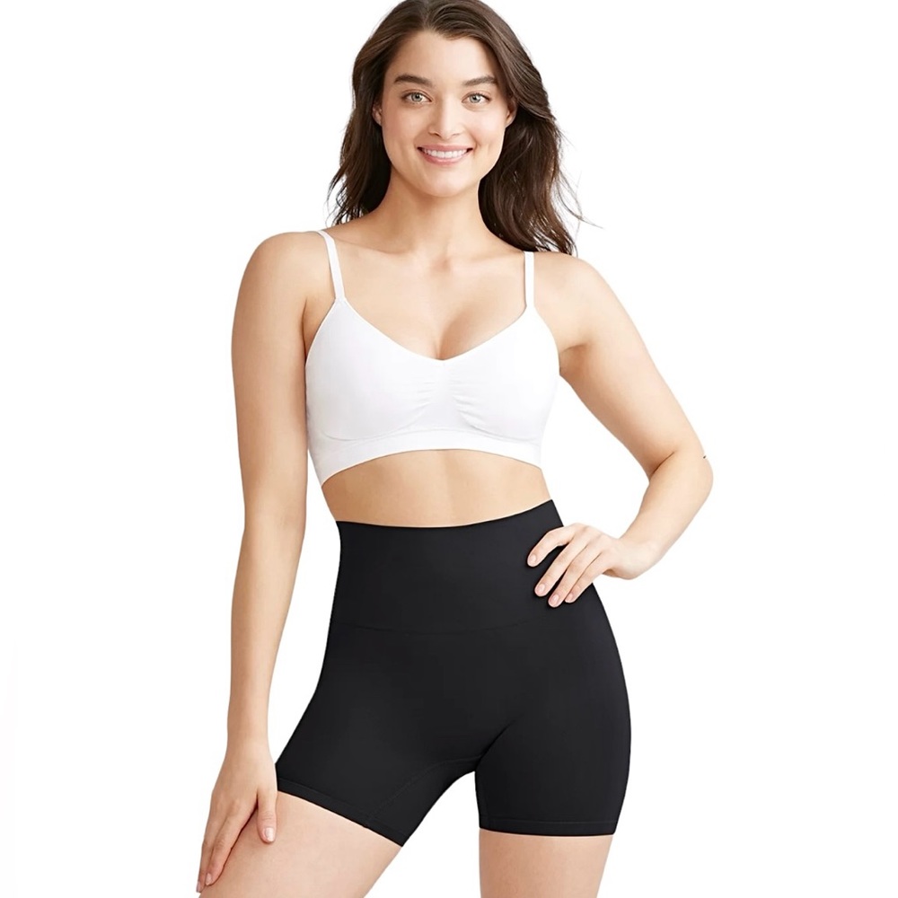 Yummie mona shaping short - seamless black size xl